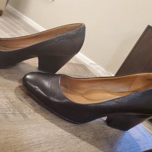 COPY - Sofft Leather Low Wedged Heel